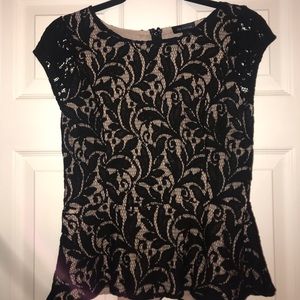 The Limited Black Lace Top